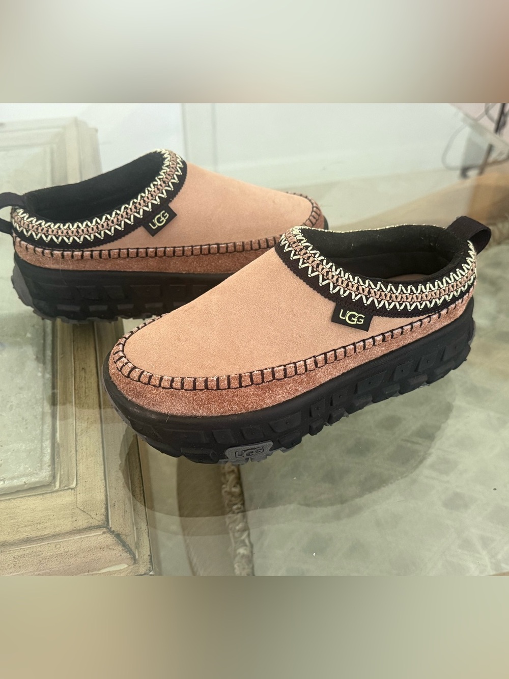 UGG VENTURE DAYS Clog Mule Sand/Black size 7 🤎🖤 - Picture 11 of 11